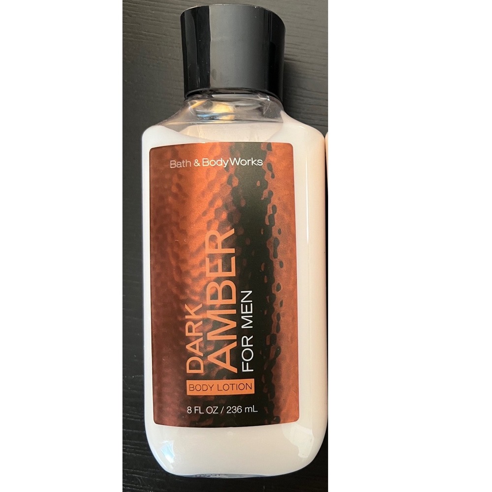 Bath & Body Works DARK AMBER‎ Original Body Lotion 8 oz RETIRED